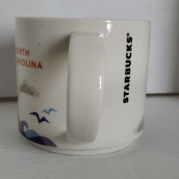 2013 North Carolina Starbucks Coffee You Are Here Collection 14 oz Cup MUG TEA - Picture 5 of 9